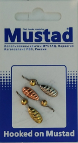 Набор мормышек с прижимом для мотыля тип- 8 (уп 3 шт) Набор мормышек с прижимом для мотыля тип- 8 (уп 3 шт)